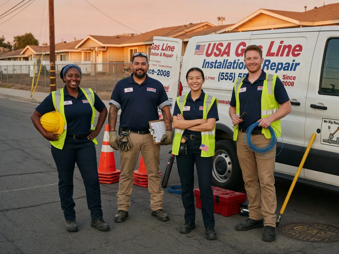 Gas Line Installation company in Comptche, CA